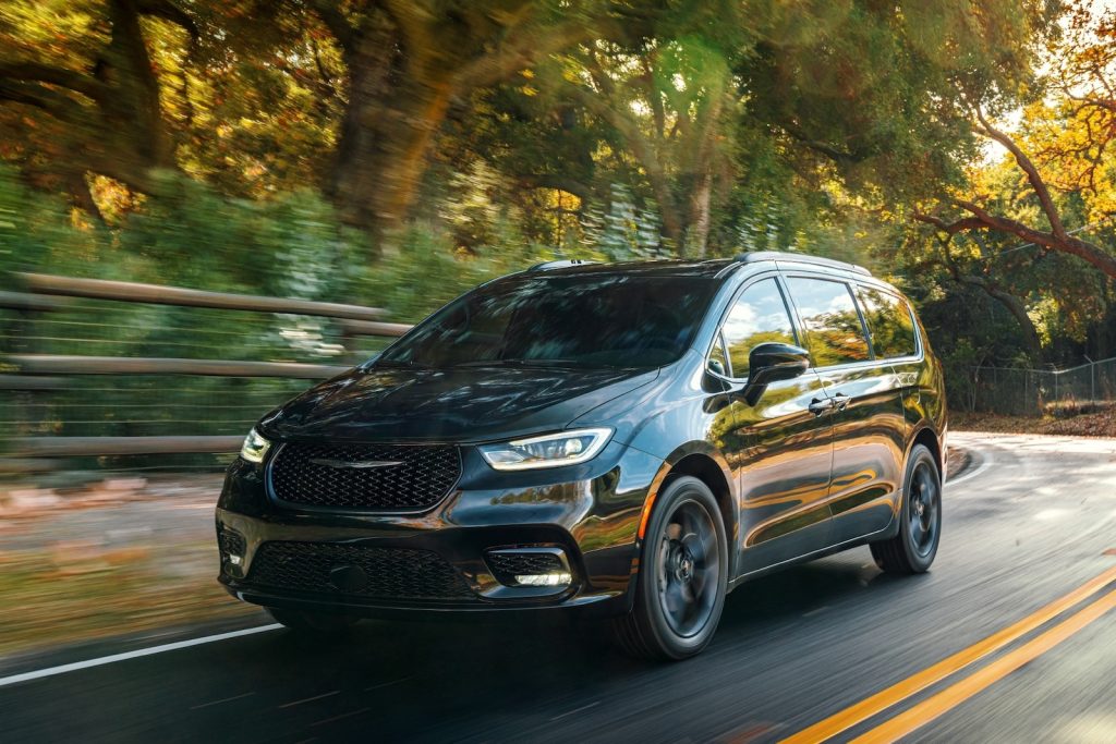 2021 Chrysler Pacifica Limited driving