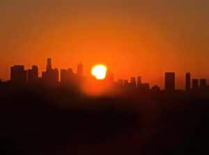 LA Pollution at Sunrise