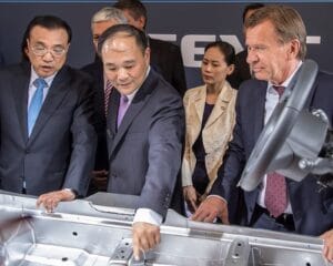 Volvo Car Group Chairman, CEO meet with the Prime Ministers of China and Belgium