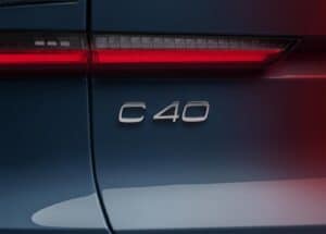 2022 Volvo C40 Recharge badge