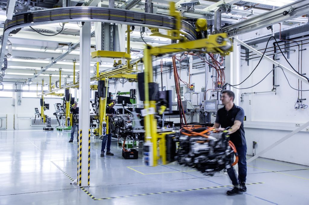 Daimler Volvo fuel cell production line
