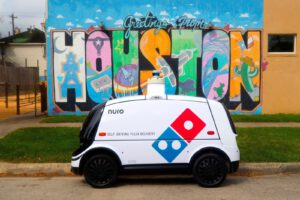 Domino Nuro autonomous pizza delivery