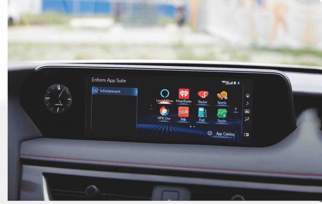 2021 Lexus UX 250h touchscreen