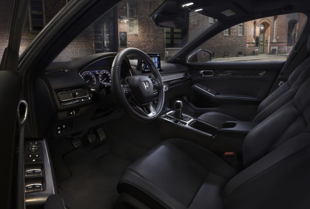 2022 Honda Civic hatchback interior