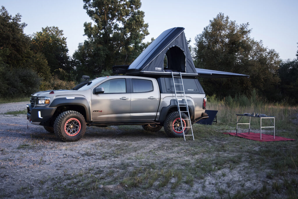 GMC Canyon AT4 OVRLANDX Concept roof tent