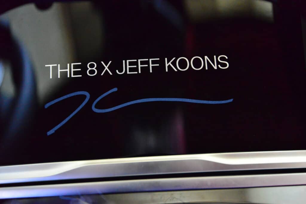 BMW Jeff Koons signature