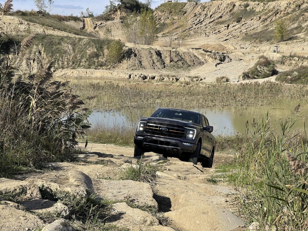 2022 Ford F-150 Tremor - rock crawling - further out