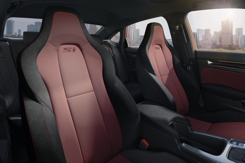 2022 Honda Civic Si seats
