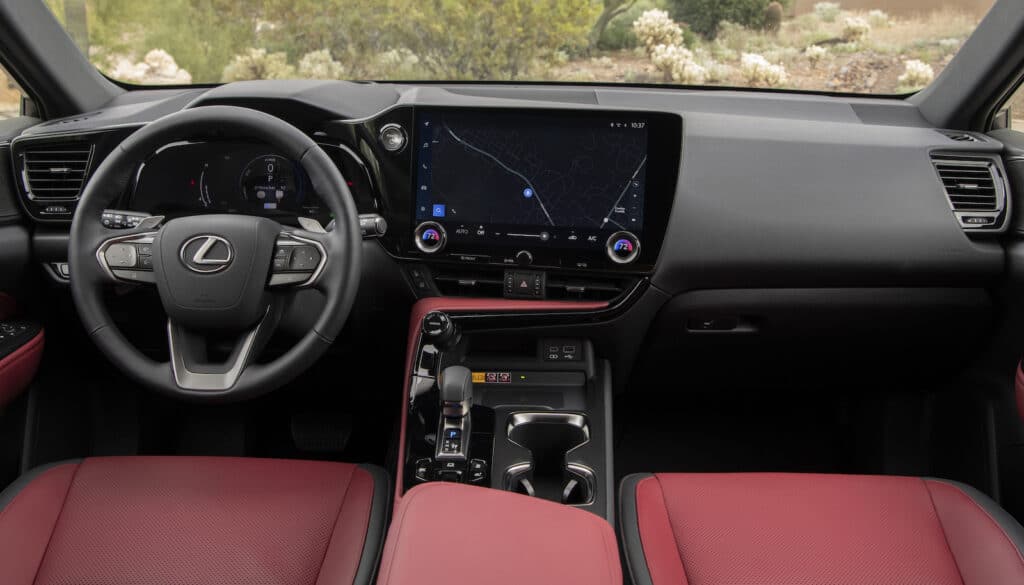2022 Lexus NX 350h interior