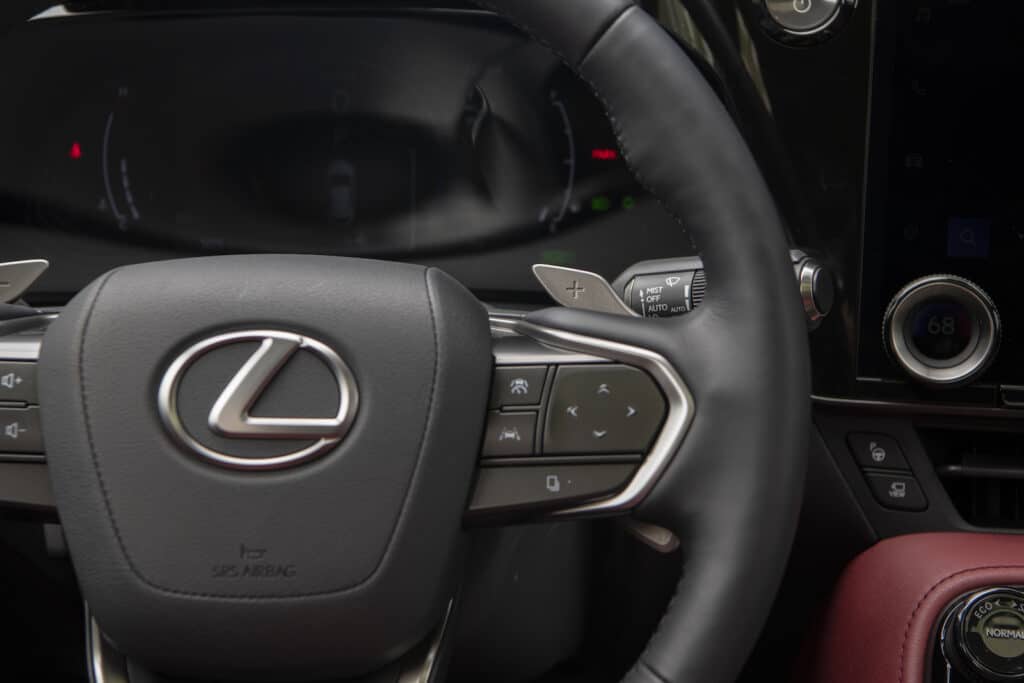 2022 Lexus NX 350h steering wheel