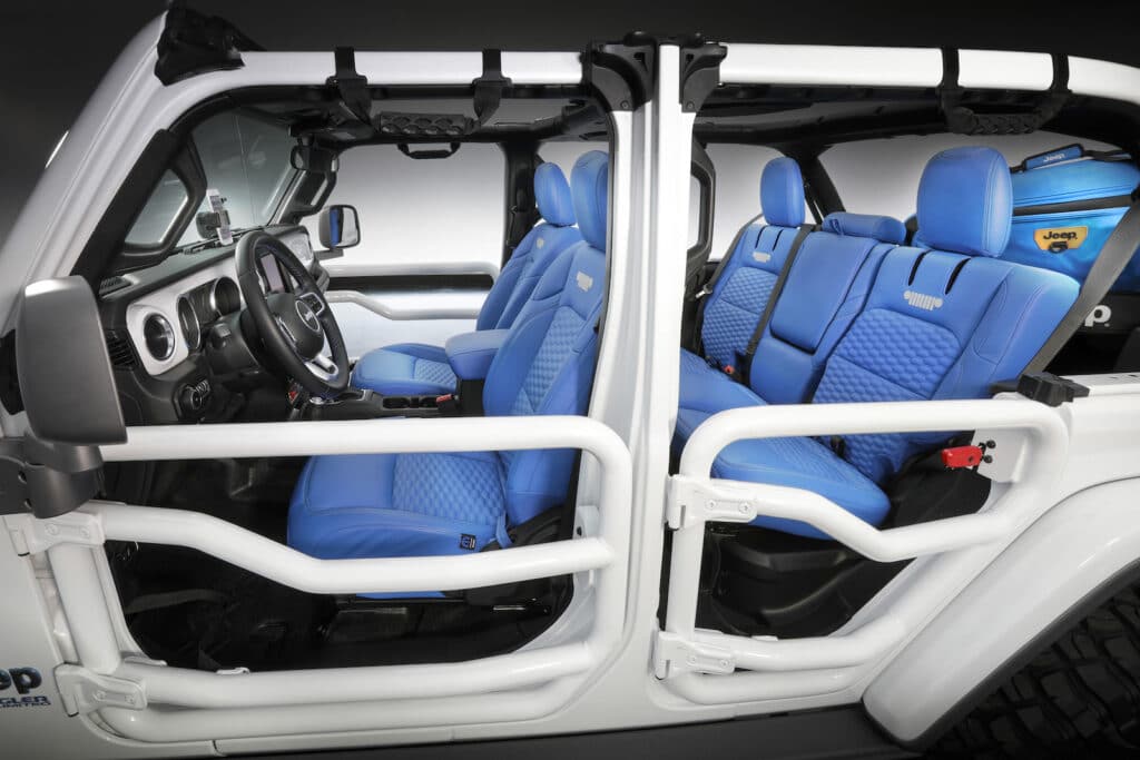 Jeep Wrangler 4xe concept seats