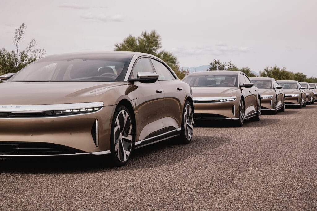 Lucid Air customer deliveries Oct 2021