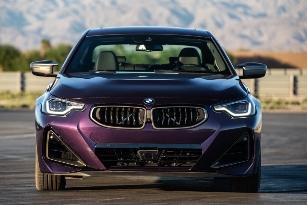 2022 BMW M240i purple nose