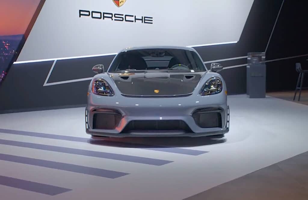 Porsche GT4 RS LA debut nose