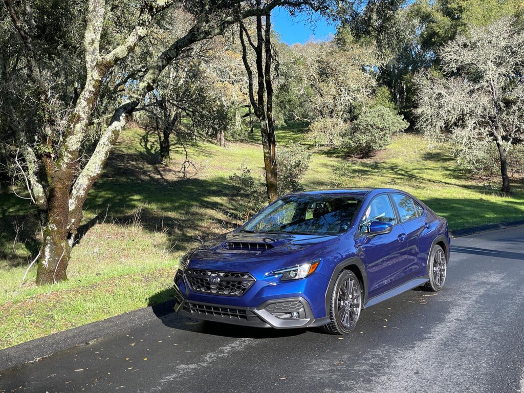2022 Subaru WRX - driving in woods