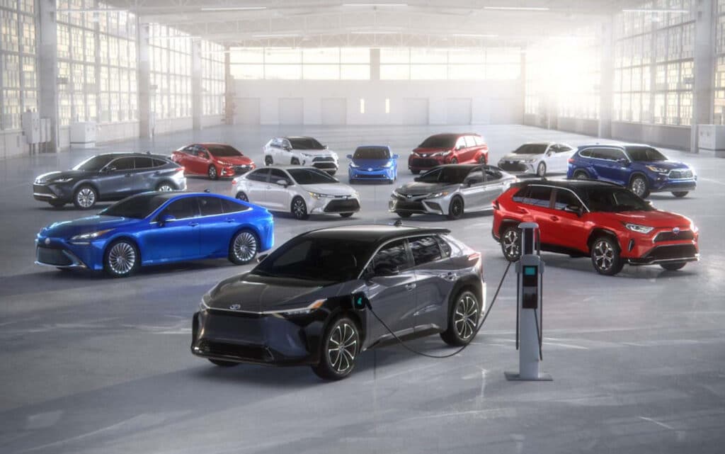 Toyota electrified line-up