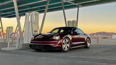 2021 Porsche Taycan - charging