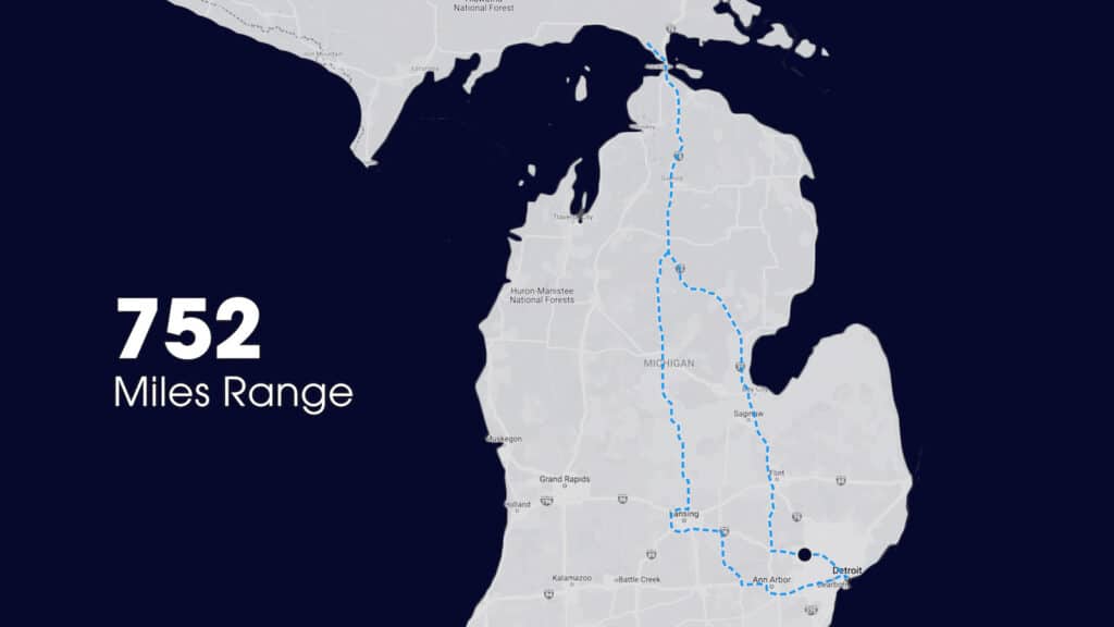ONE Gemini Michigan trip map