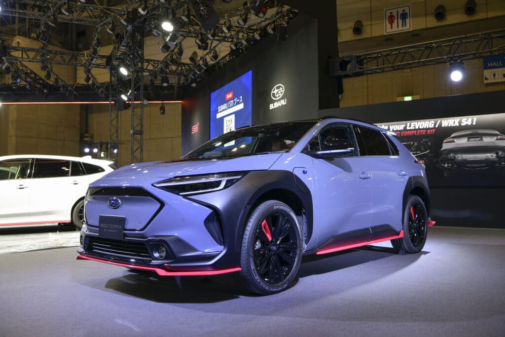 Subaru Solterra STI concept Tokyo 2022 front
