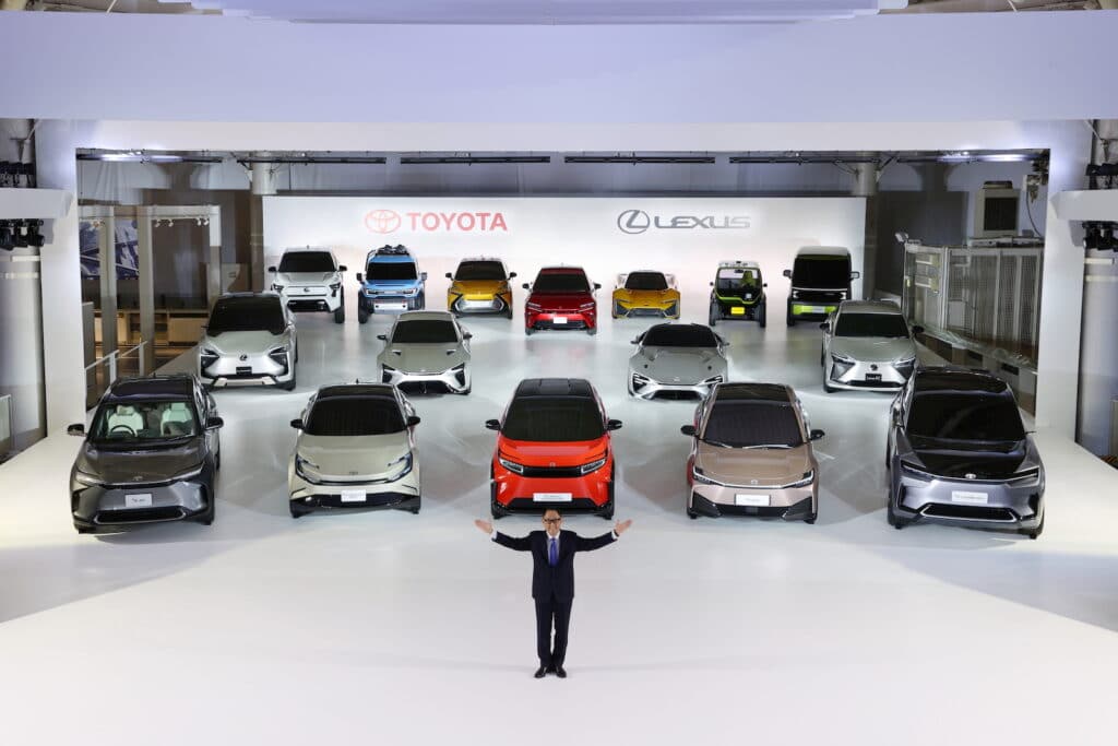 Toyota's electrified vehicles with Toyoda