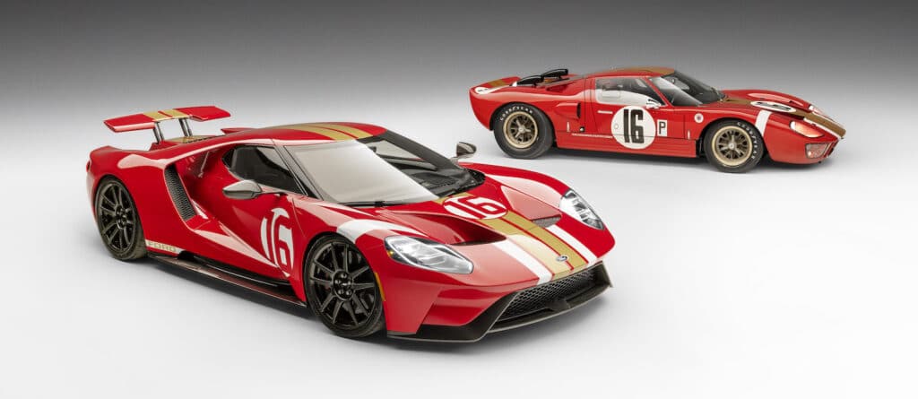 2022 Ford GT Alan Mann Heritage Edition and original prototype