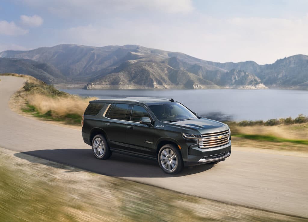 2022 Chevrolet Tahoe front driving