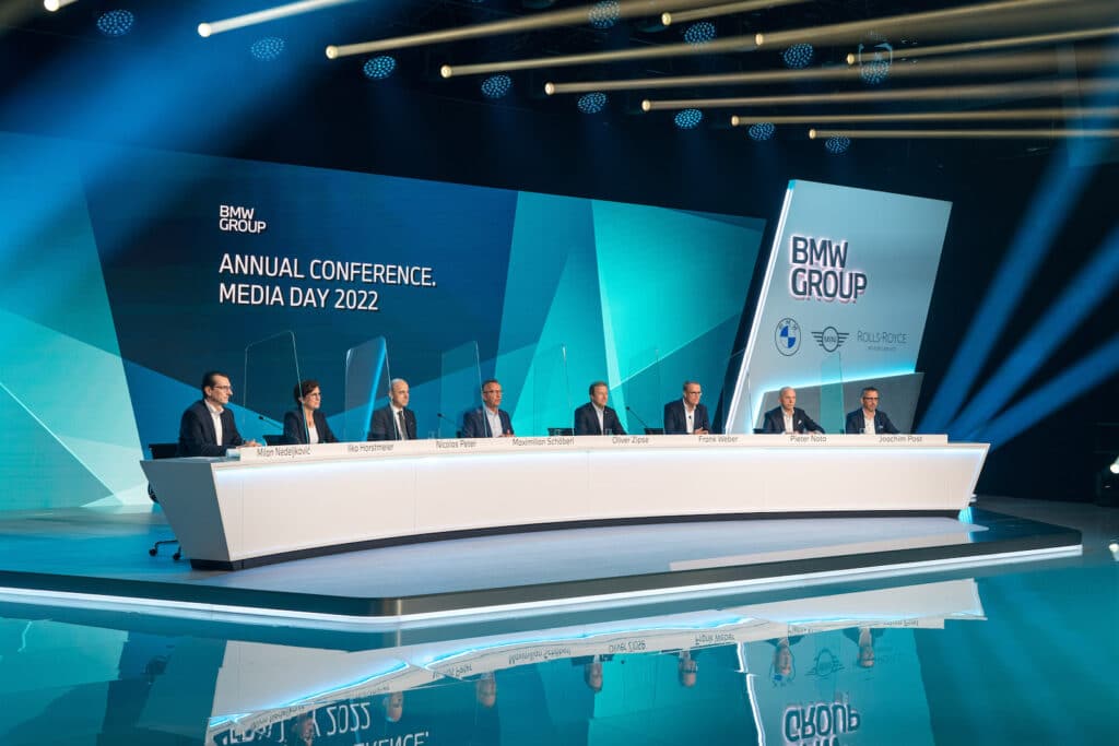 BMW Group annual media day presser 2022