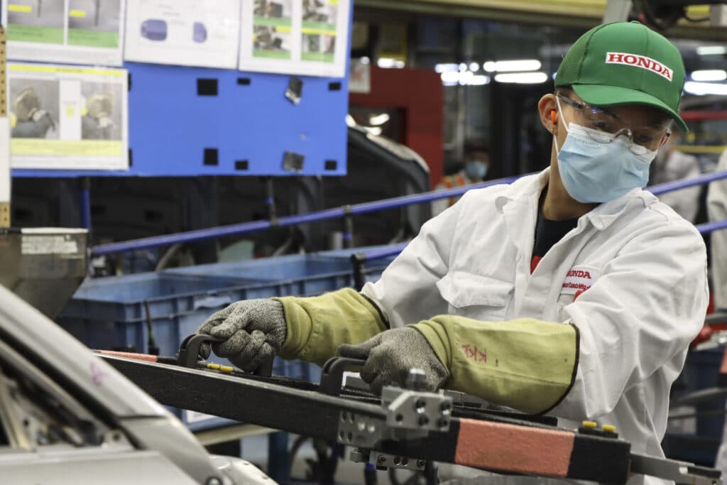 Honda Alliston assembly line 2022
