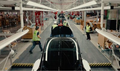 Tesla Giga Berlin assembly line