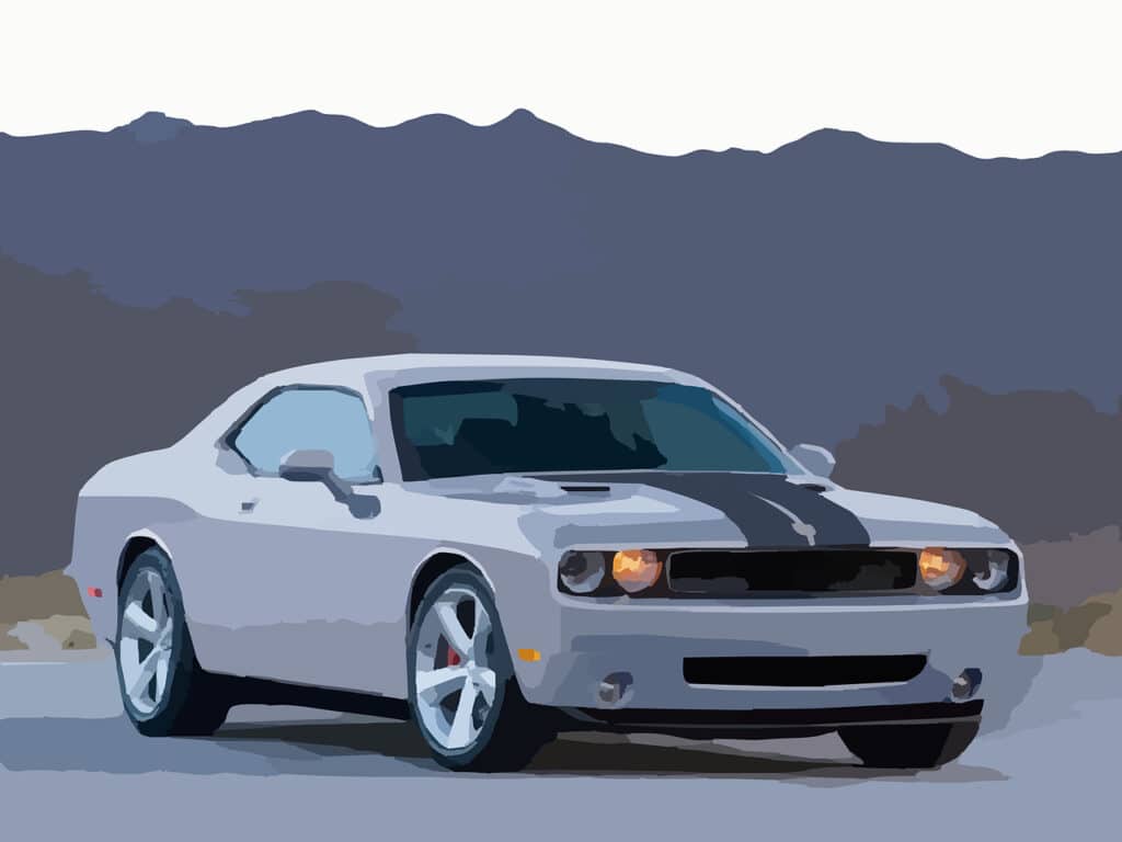 Dodge Challenger Drawing