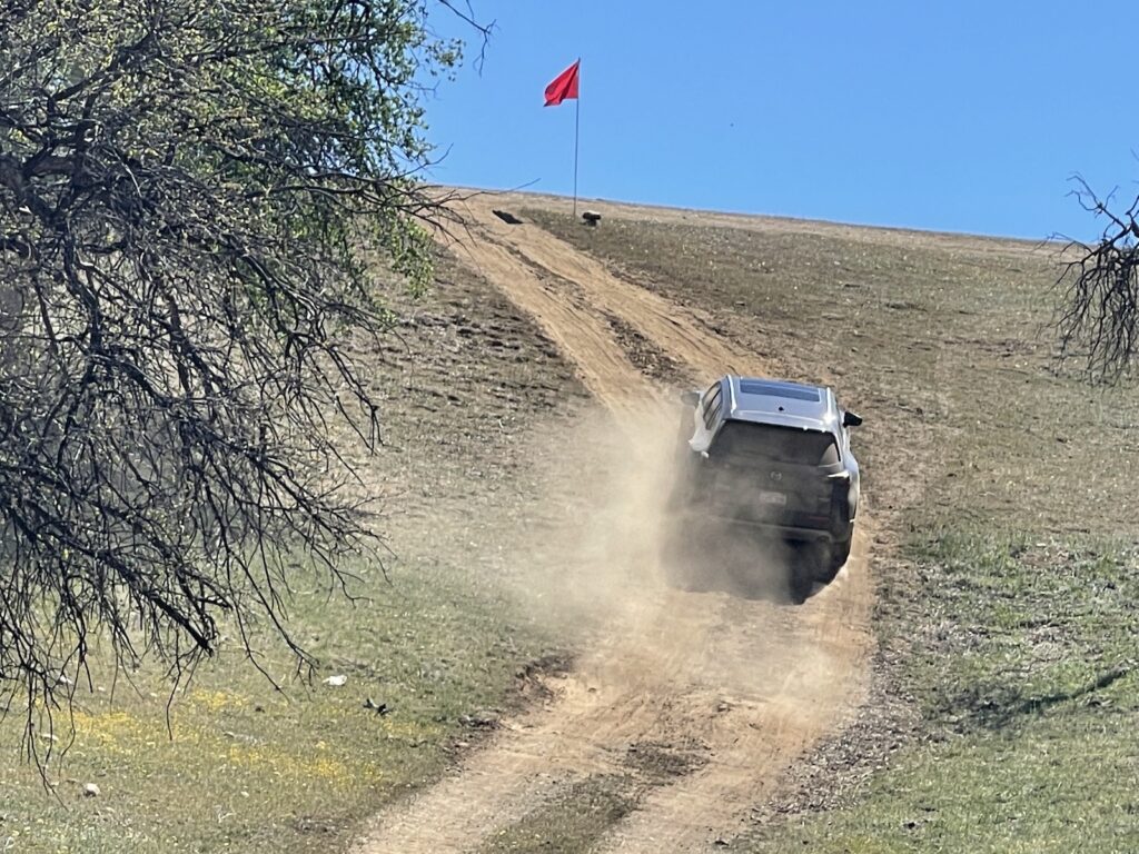 2023 Mazda CX-50 going uphill