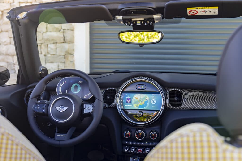 2023 Mini Cooper S Resolute convertible interior