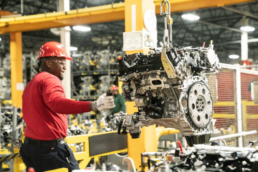 Toyota 4-cylinder engine investment three
