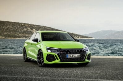 2022 Audi RS 3 front green