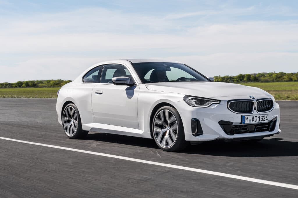 2022 BMW 230i front driving