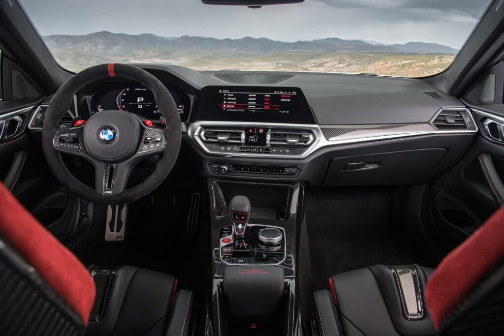 2023 BMW M4 CSL interior