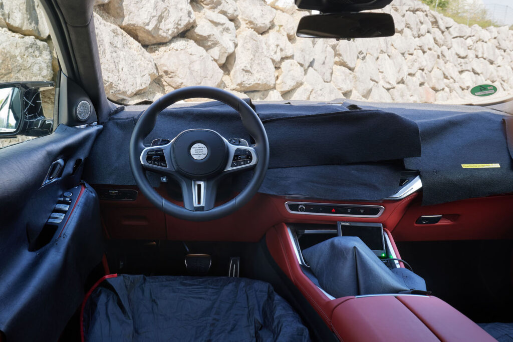 BMW XM prototype interior