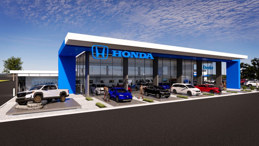 New Honda Facility Design up close