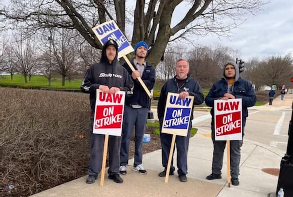 UAW Local 180 strikers two