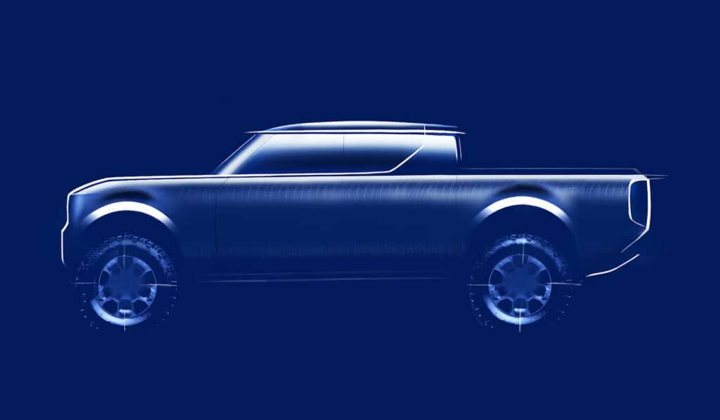 VW Scout pickup rendering May 2022