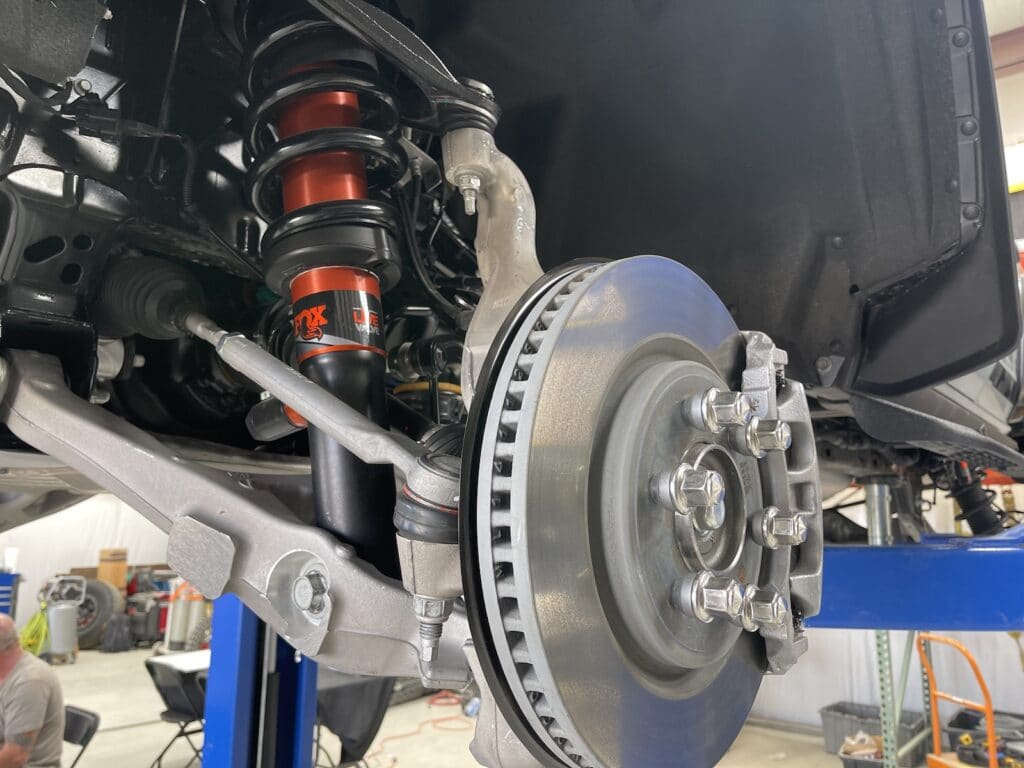 2022 Ford Bronco Raptor brakes and suspension