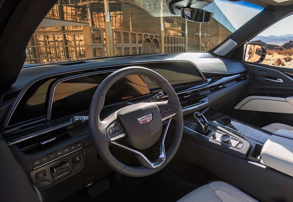 2022 Cadillac Escalade cockpit