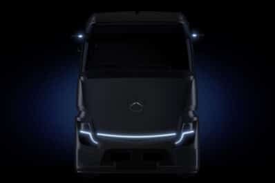 Mercedes eActros LongHaul teaser nose REL