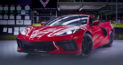 2022 Chevrolet Corvette red front