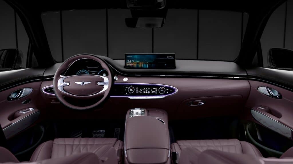 2022 Genesis GV70 Sport Prestige interior REL