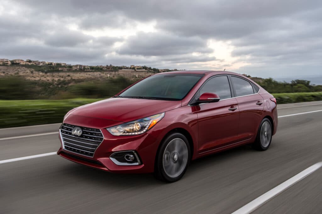 2022 Hyundai Accent driving REL