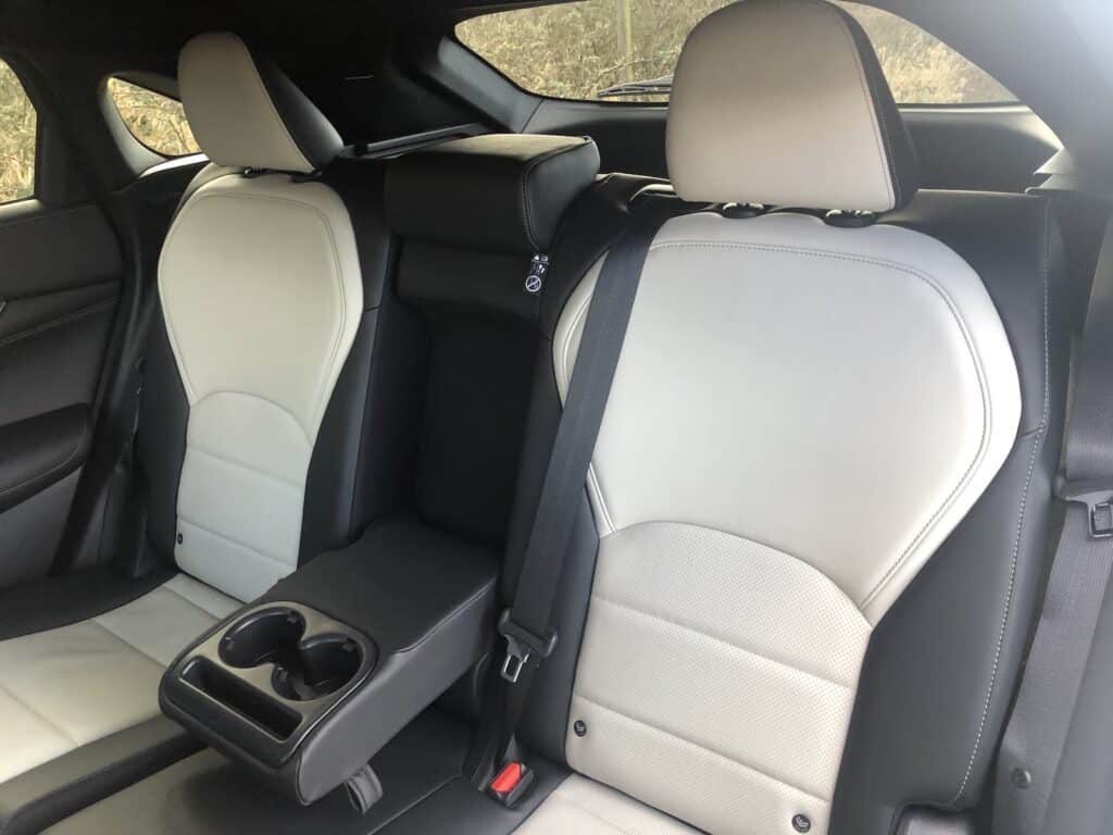 2022 Infiniti QX55 Essential AWD rear seats