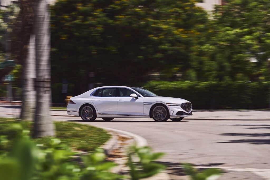 2023 Genesis G90 - driving front 3-4 REL