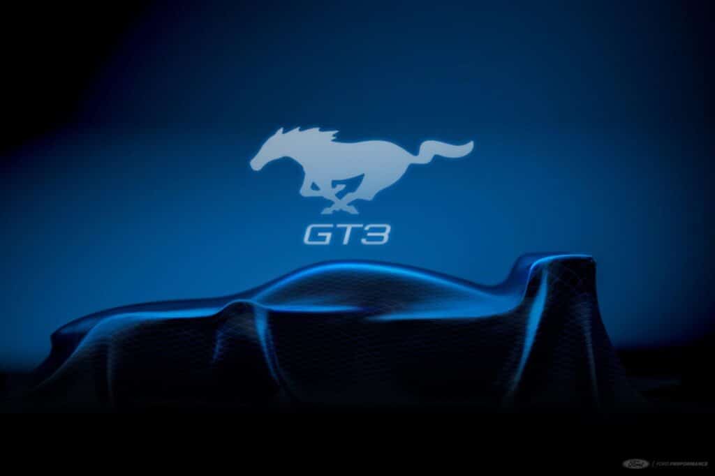 2023 Ford Mustang GT3 Race Car Teaser