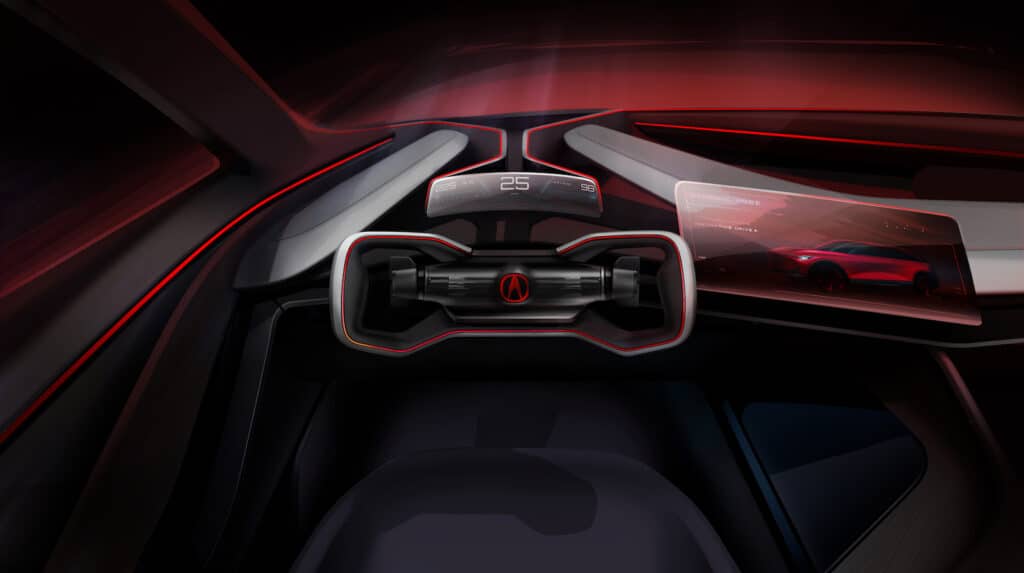 Acura Precision EV Concept cockpit Instinctive Drive mode REL